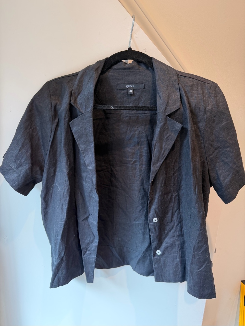 Quince Linen Short Sleeve Shirt